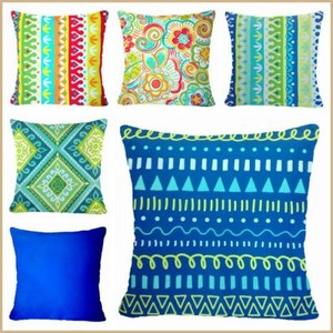 yellow boho throw pillows
