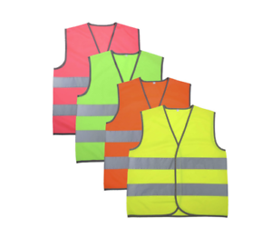 Reflective Safety Vest High Visibility Waistcoat Walking Cycling Safety Jacket