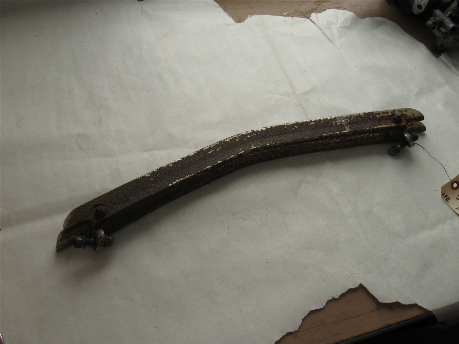 1941+ DODGE SOLID STEEL ACCESSORY GUARD BARS PAIR MOPAR VINTAGE