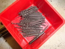 122 pcs. Solid Carbide Twist Drills .040" to .100" dia.