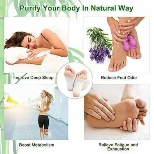 300PCS Detox Foot Patches Pads Body Toxins Feet Slimming Deep Cleansing - Picture 6 of 15