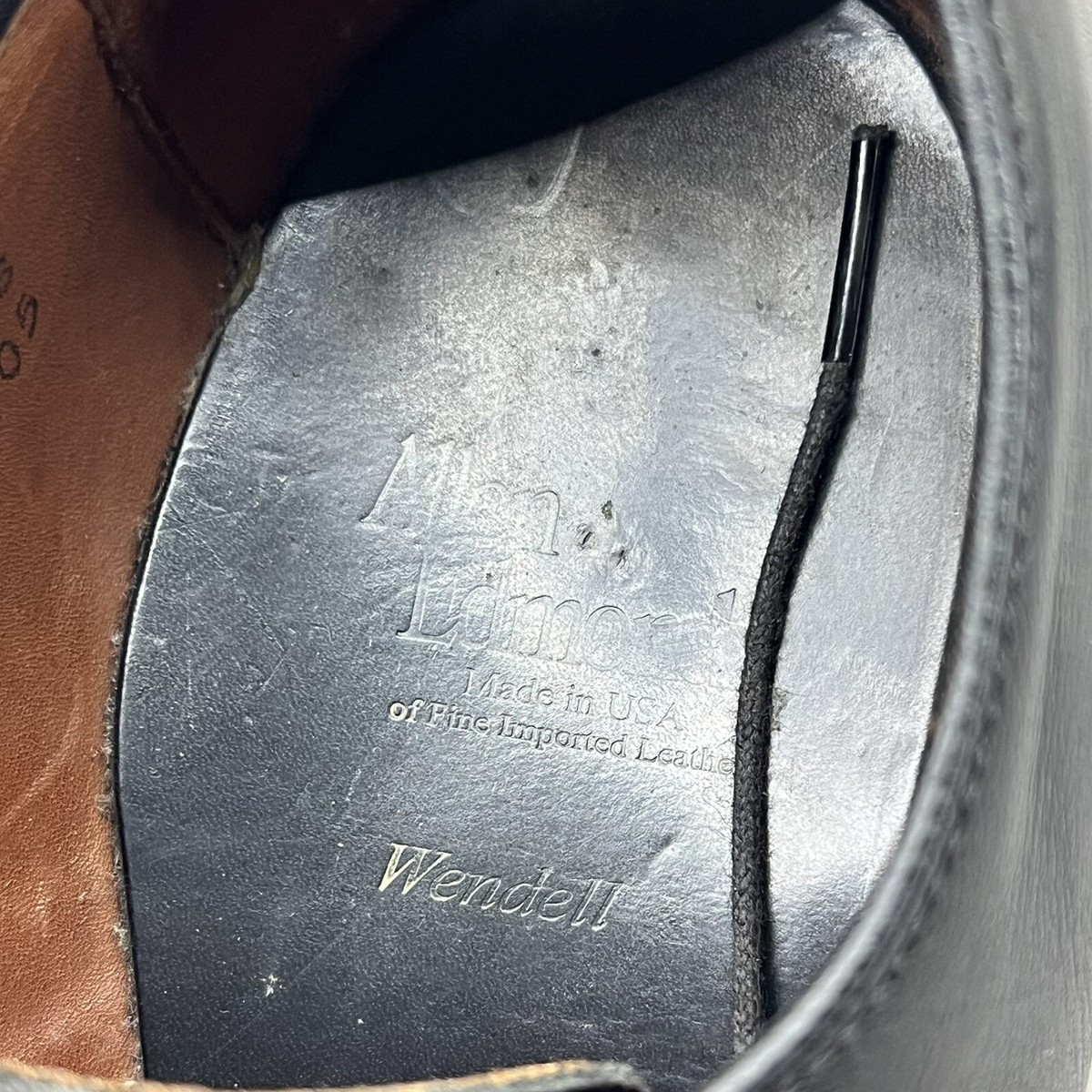 Allen Edmonds Wendell Men Size‎ 9.5 3E Shoes Black Leather Comfort Dress Oxford Black Oxford Shoes | Allen Edmonds main image 4
