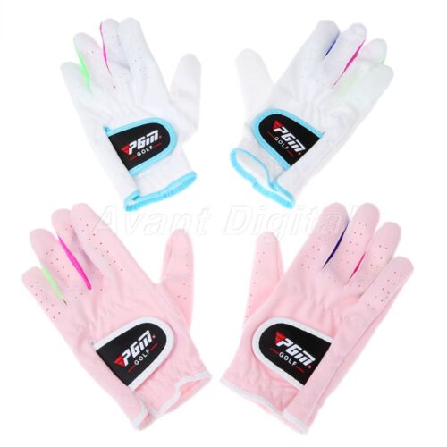 Sports Children Golf Gloves Breathable Anti Skid Sport Gloves Practice Outdoor - Picture 1 of 13