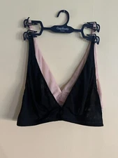 Gap Body Sheer Mesh Bralette Set Of 2 Black & Nude Size Small