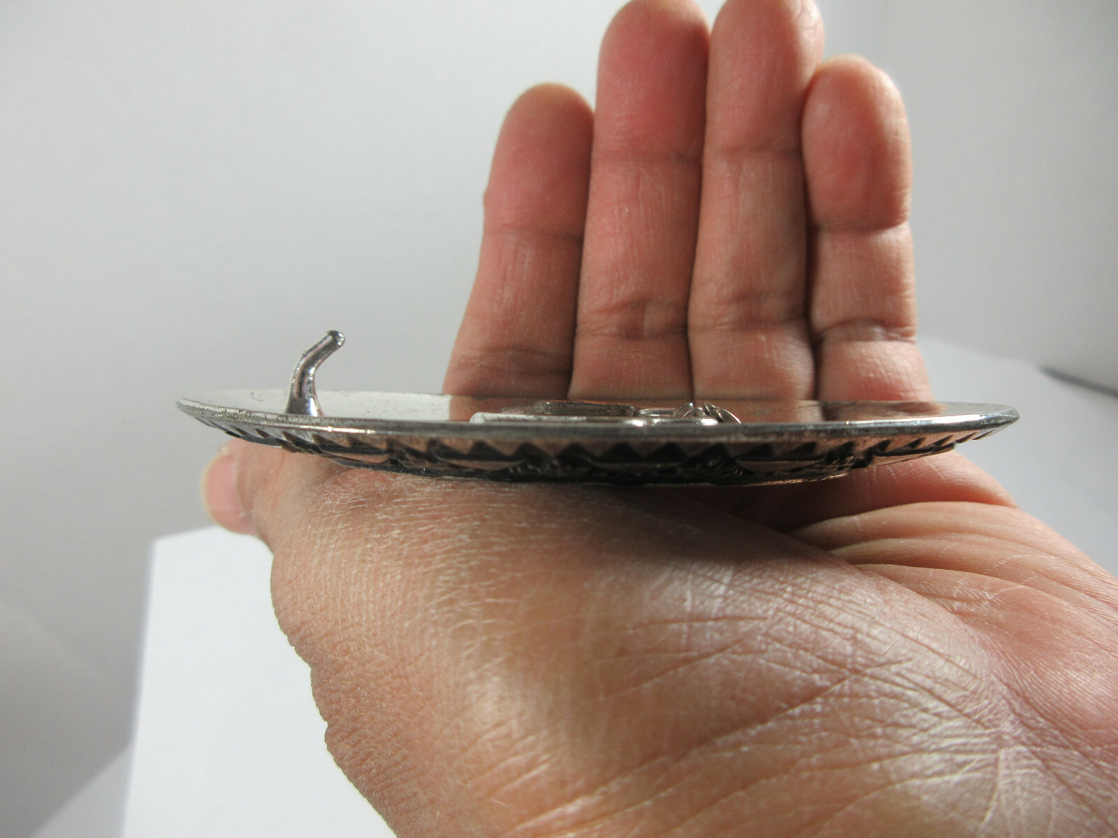 vintage 1975 Tech Ether Guild brass Patriotic Ame… - image 8