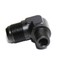Emusa AN10 To 3/8 NPT Male 90-Degree Fuel Line Fitting Adapter - Black