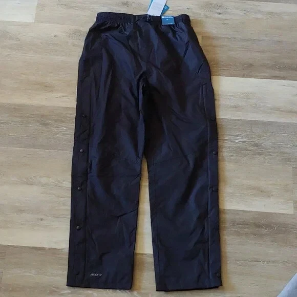 NWT Mountain Warehouse Men's Outdoor Waterproof Overtrouser Pants Black Size S