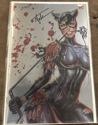 Gotham City Sirens #1- Tyler Kirkham Virgin FOIL- Signed by Kirkham; LTD 500!