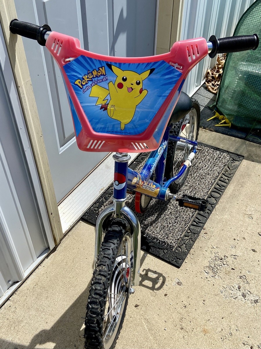 WILL SHIP Vintage Pokémon Kid's Bike Bicycle 1998 Nintendo Pikachu