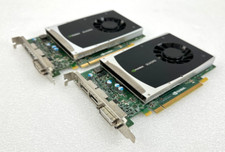 LOT OF 2 NVIDIA Quadro 2000 Graphics Card 699-51232-0500-200 H FREE SHIPPING   