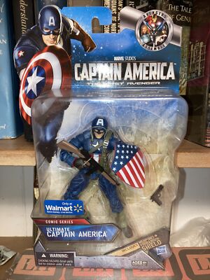 Marvel Studios Comic Series Ultimate Captain America 6  Figure Walmart Exclusive