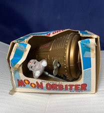 Moon Orbiter Wind Up Toy Apollo Space Capsule New In Box Made in Japan Works