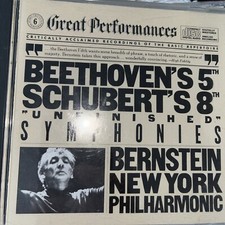 BEETHOVEN - SCHUBERT: Symphonies 5 8 - CD 1985 CBS Great Performances