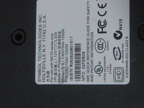Motorola Symbol MC7094 GSM Mobile Computer MC7094-PUCDCQHA8WR with battery - Picture 8 of 8
