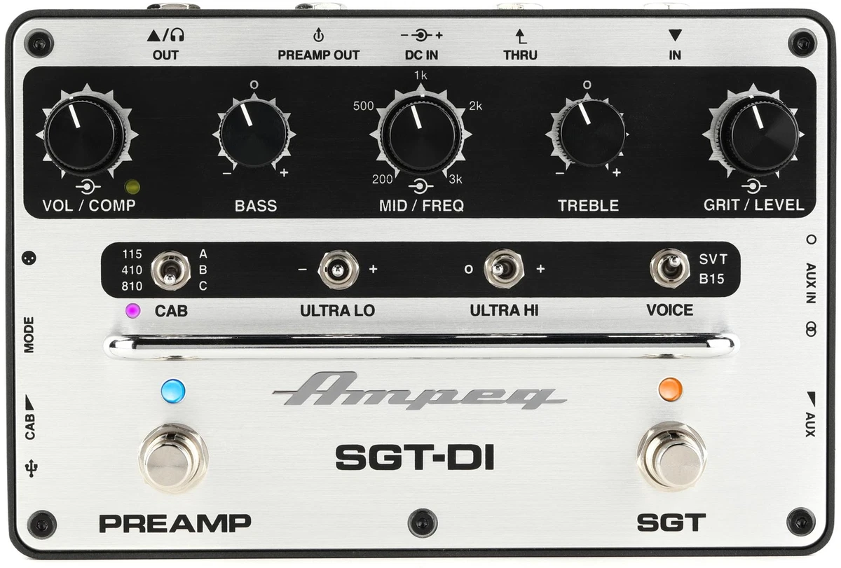 Ampeg SGT-DI Bass Preamp Pedal and DI | eBay