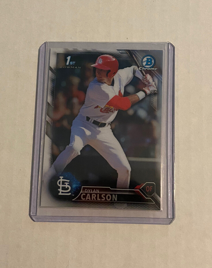 2016 Dylan Carlson 1st Bowman Chrome BDC-3