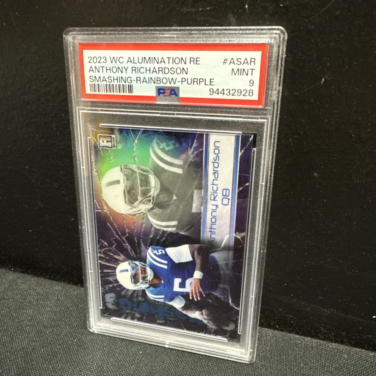 Anthony Richardson Wild Card Alumination Rookie Edition Smashing #ASAR Rainbow-Purple