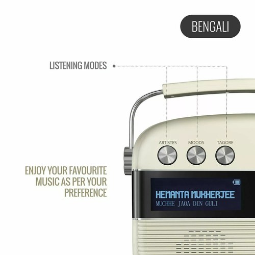 Carvaan Bengali - Portable Music Player with 5000 Preloaded Songs, FM/BT/AU - Picture 3 of 7