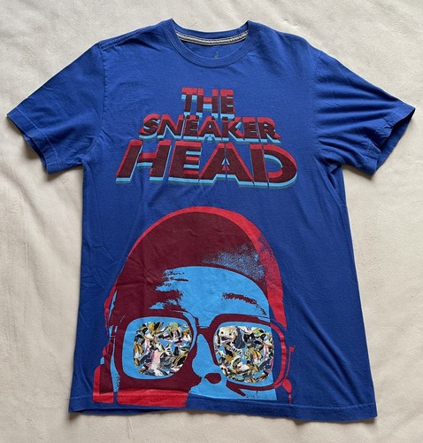 Sneaker Head Medium Blue T-shirt | eBay