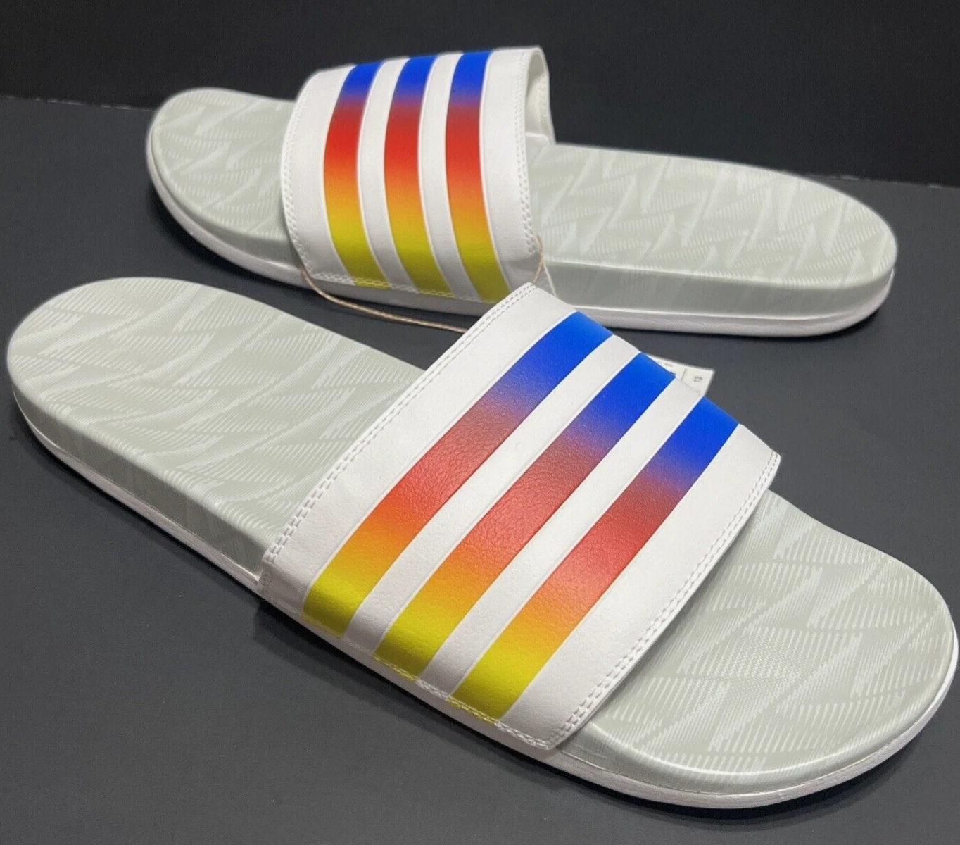 Infradito comfort Adidas taglia 13 Slip On Adilette EUR 47 5