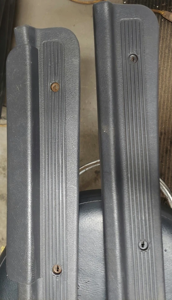 91-99 Dodge Stealth Mitsubishi 3000GT OEM Scuff Plate Pair Black Foto 4 de 4