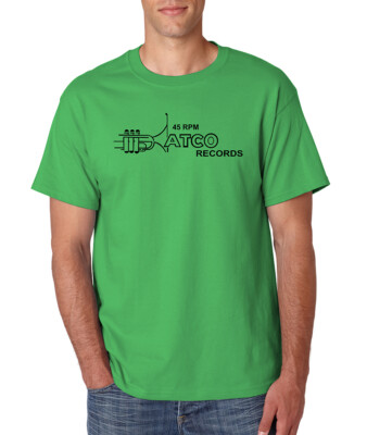 ATCO RECORDS T-Shirt 45 RPM Vinyl Jazz Vintage Old School Music S-6XL Tee