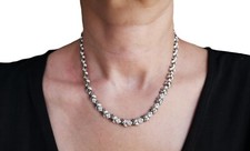 Tiffany & Co. Signature X 1.08ct Diamond Necklace in 18k White Gold