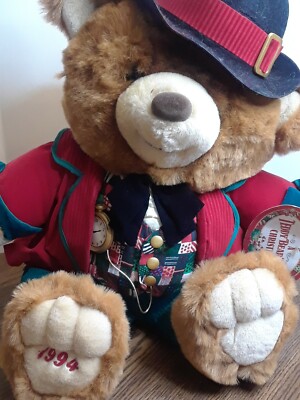Vintage 1994 Kmart Teddy Bear Lane Christmas Plush 16”