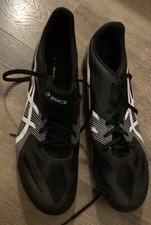 Cleats ASICS Hyper Md 6 Track  Field Mens Size 12 G502J Black/White In Bag