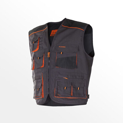 Arbeitsweste Weste Arbeitskleidung Berufskleidung mit vielen Taschen Gr. 46-60