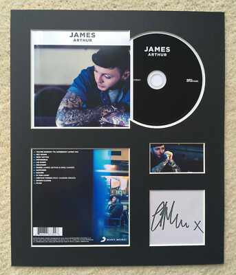 JAMES ARTHUR - Signed Autographed - JAMES ARTHUR - Album Display