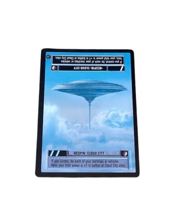 Star Wars CCG Cloud City Black Border BB Light Side Bespin Cloud City Location-image