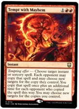 Tempt with Mayhem 0114 Non Foil Rare Modern Horizons 3 Magic The Gathering NM