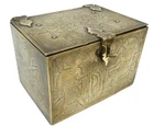 Egyptian Revival Anubis Art Deco Bronze Keepsake Box Vienna
