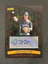 Jayson Nix 2008 Topps Stadium Club Auto Beam Team Rockies
