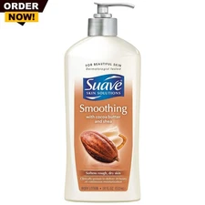 Suave Skin Solutions Body Lotion, Cocoa Butter & Shea, 18 oz