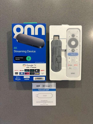 NEW 2026 onn 4K Streaming Device Google TV Gemini 2GB RAM - FAST SHIPING