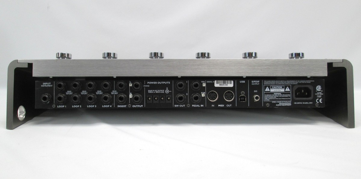 TC Electronic G-System GFX01 Multi-Effects Pedal Guitar Floor