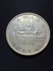 1950 Canadian Silver Dollar Coin