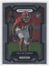 #112 2024 Prizm Draft Picks Base * Dallas Turner Rookie