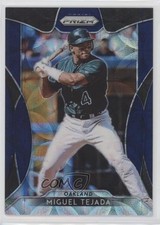 2019 Panini Prizm Tier III Navy Blue Kaleidoscope 9/35 Miguel Tejada #211 0w8