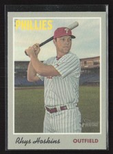 2019 Topps Heritage 1970 Cloth Stickers #12 Rhys Hoskins