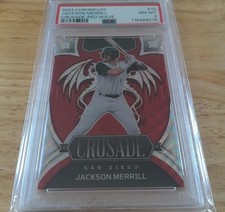 2023 Panini Chronicles Crusade Jackson Merrill #10 Red Wave Prizm /199 (RC)