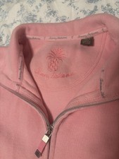Tommy Bahama Women’s Pink Full Zip Cotton Jacket
