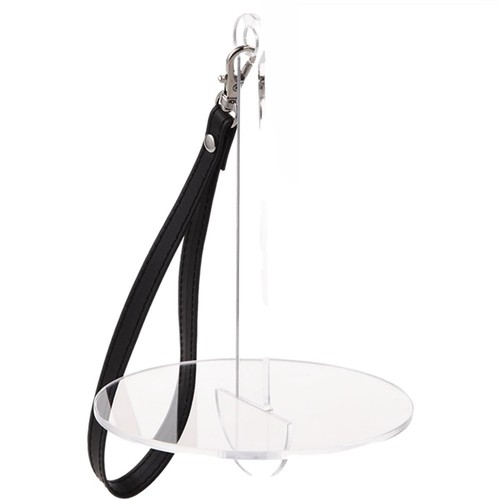 Porte-Fil Poignet Bois Noyer - Support Pelote Laine Tricot Crochet - Organisateur Portable