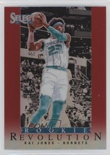 2021-22 Panini Select Rookie Revolution Red Prizm Kai Jones #17 RC 16ad