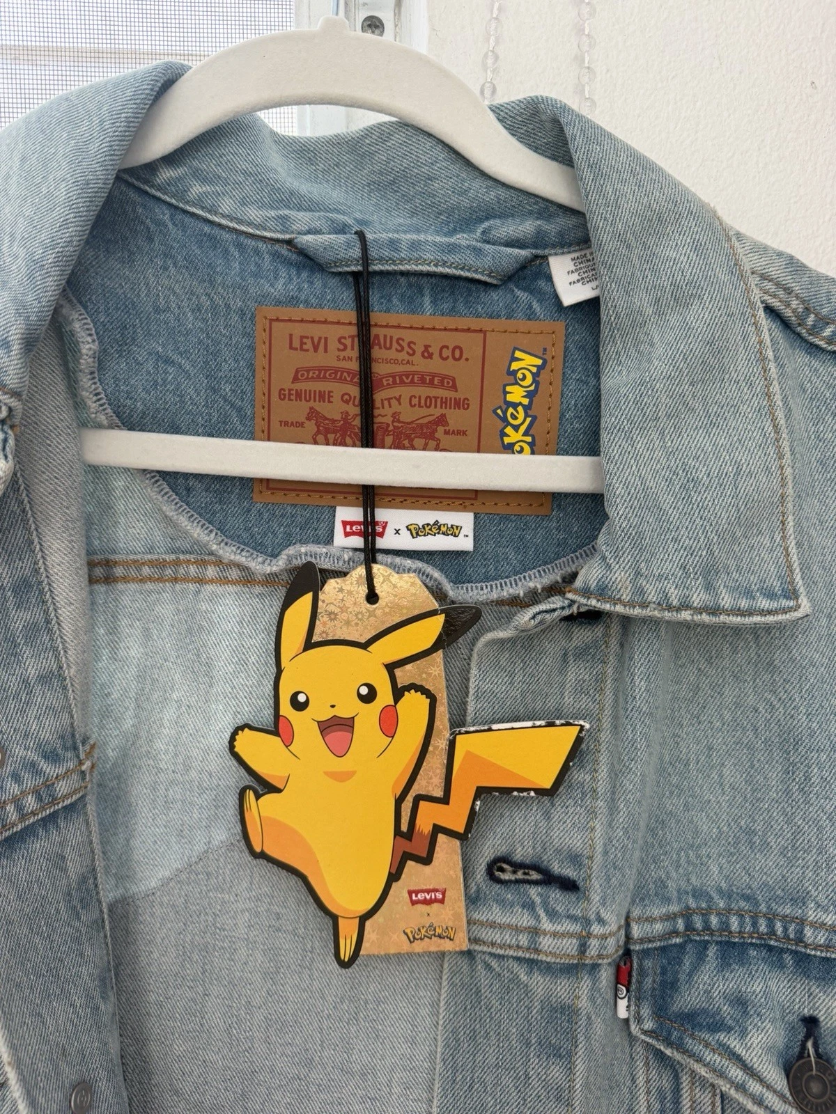 Levi's x Pokemon Pikachu denim jacket Brand new with tags never worn - product detail image 3