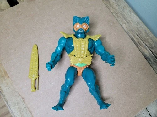 1982 Mer-Man He-Man Masters of the Univers MOTU Mattel Original Vintage COMPLETE