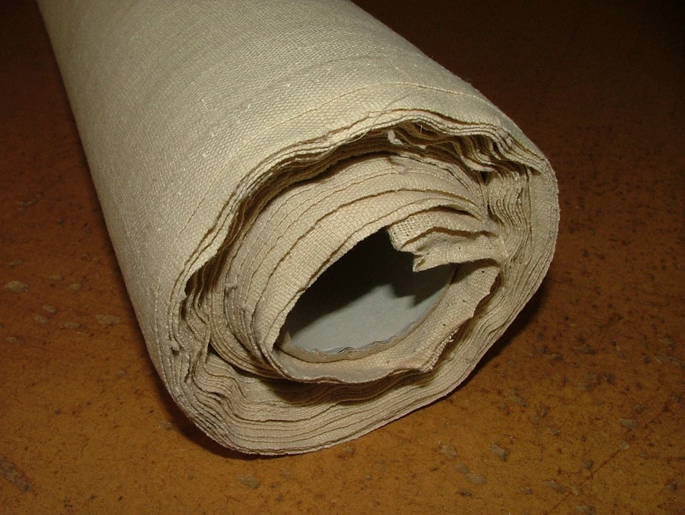 100% Linen Curtain Fabric By Marvic Textiles  Colour Ecru    -    13 Metres - Image 4 of 4