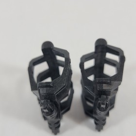 2X LEGO Bionicle BLACK Zamor Sphere Holder Part Lot 53550 8729 Exo-Force 8108